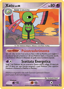 Xatu 044/132 — Prodigi Segreti (Italian Pokémon TCG card)