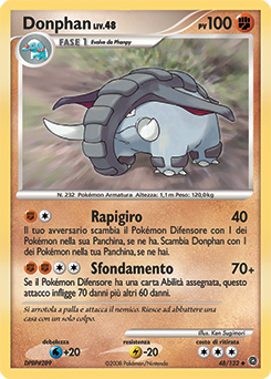 Donphan 048/132 — Prodigi Segreti (Italian Pokémon TCG card)