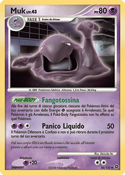 Muk 056/132 — Prodigi Segreti (Italian Pokémon TCG card)