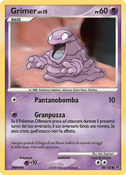 Grimer 088/132 — Prodigi Segreti (Italian Pokémon TCG card)