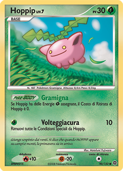 Hoppip 090/132 — Prodigi Segreti (Italian Pokémon TCG card)
