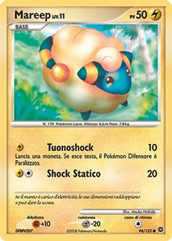 Mareep 094/132 — Prodigi Segreti (Italian Pokémon TCG card)