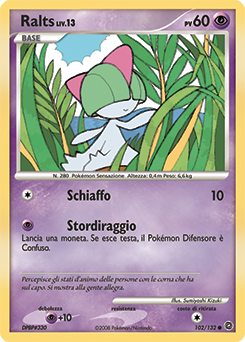 Ralts 102/132 — Prodigi Segreti (Italian Pokémon TCG card)