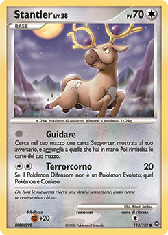 Stantler 113/132 — Prodigi Segreti (Italian Pokémon TCG card)