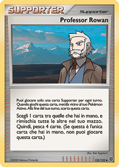 Professor Rowan 123/132 — Prodigi Segreti (Italian Pokémon TCG card)