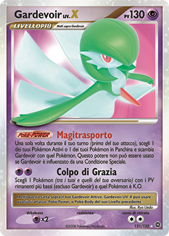 Gardevoir LV.X 131/132 — Prodigi Segreti (Italian Pokémon TCG card)