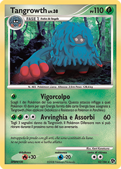 Tangrowth 010/106 — Incontri Leggendari (Italian Pokémon TCG card)