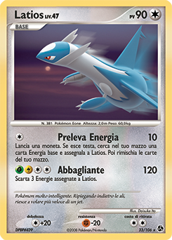Latios 023/106 — Incontri Leggendari (Italian Pokémon TCG card)