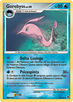 Gorebyss 038/106 — Incontri Leggendari (Italian Pokémon TCG card)
