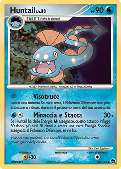 Huntail 042/106 — Incontri Leggendari (Italian Pokémon TCG card)