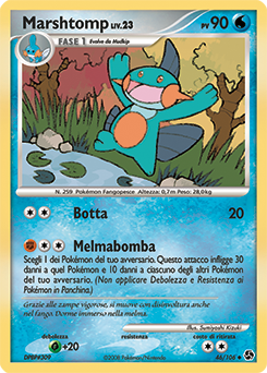 Marshtomp 046/106 — Incontri Leggendari (Italian Pokémon TCG card)