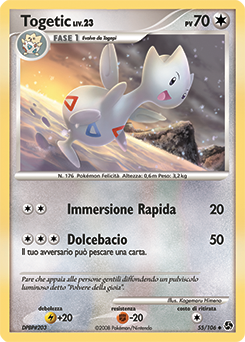 Togetic 055/106 — Incontri Leggendari (Italian Pokémon TCG card)