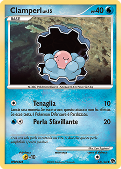 Clamperl 064/106 — Incontri Leggendari (Italian Pokémon TCG card)
