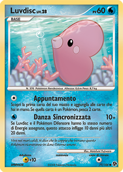 Luvdisc 077/106 — Incontri Leggendari (Italian Pokémon TCG card)