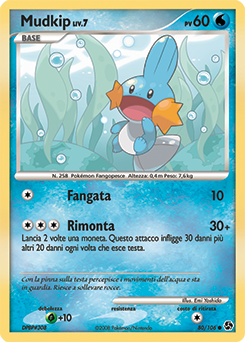 Mudkip 080/106 — Incontri Leggendari (Italian Pokémon TCG card)