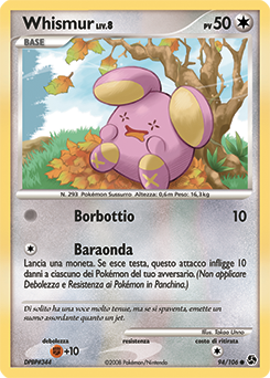 Whismur 094/106 — Incontri Leggendari (Italian Pokémon TCG card)