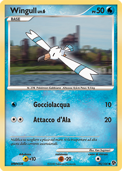 Wingull 095/106 — Incontri Leggendari (Italian Pokémon TCG card)