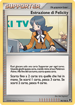 Felicity's Drawing 098/106 — Incontri Leggendari (Italian Pokémon TCG card)