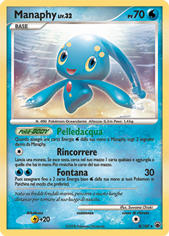 Manaphy 008/100 — Alba Suprema (Italian Pokémon TCG card)