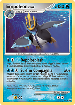 Empoleon 017/100 — Alba Suprema (Italian Pokémon TCG card)