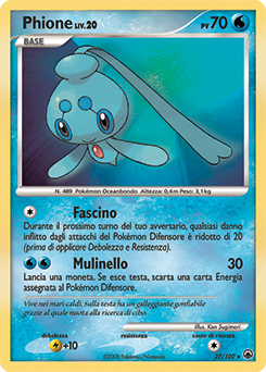 Phione 027/100 — Alba Suprema (Italian Pokémon TCG card)