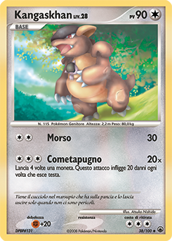 Kangaskhan 038/100 — Alba Suprema (Italian Pokémon TCG card)