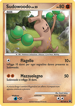 Sudowoodo 048/100 — Alba Suprema (Italian Pokémon TCG card)