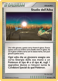 Dawn Stadium 079/100 — Alba Suprema (Italian Pokémon TCG card)