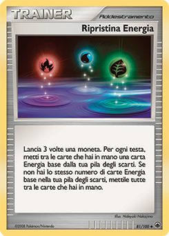 Energy Restore 081/100 — Alba Suprema (Italian Pokémon TCG card)