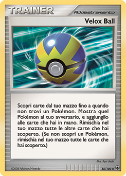 Quick Ball 086/100 — Alba Suprema (Italian Pokémon TCG card)