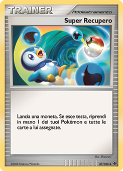 Super Scoop Up 087/100 — Alba Suprema (Italian Pokémon TCG card)
