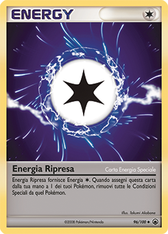 Recover Energy 096/100 — Alba Suprema (Italian Pokémon TCG card)