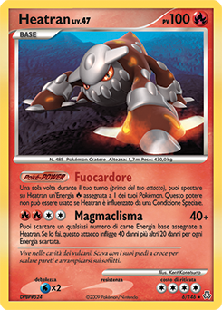 Heatran 006/146 — Il Risveglio dei Miti (Italian Pokémon TCG card)