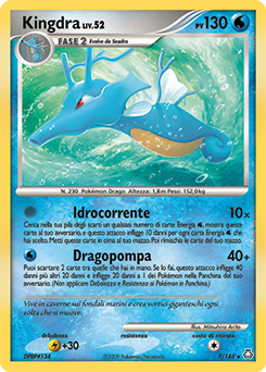 Kingdra 007/146 — Il Risveglio dei Miti (Italian Pokémon TCG card)