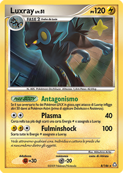 Luxray 008/146 — Il Risveglio dei Miti (Italian Pokémon TCG card)