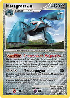 Metagross 010/146 — Il Risveglio dei Miti (Italian Pokémon TCG card)