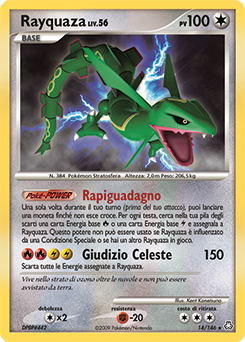 Rayquaza 014/146 — Il Risveglio dei Miti (Italian Pokémon TCG card)