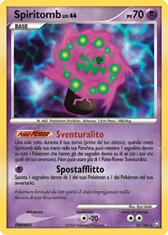 Spiritomb 016/146 — Il Risveglio dei Miti (Italian Pokémon TCG card)