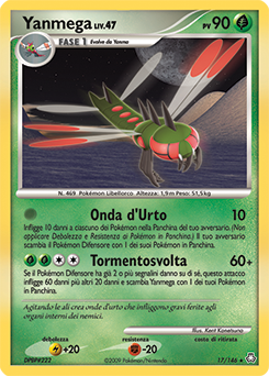 Yanmega 017/146 — Il Risveglio dei Miti (Italian Pokémon TCG card)