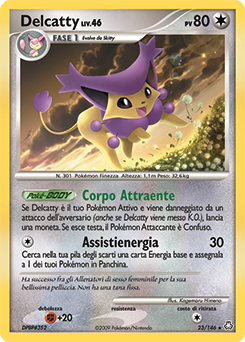 Delcatty 023/146 — Il Risveglio dei Miti (Italian Pokémon TCG card)