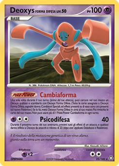 Deoxys Defense Forme 025/146 — Il Risveglio dei Miti (Italian Pokémon TCG card)