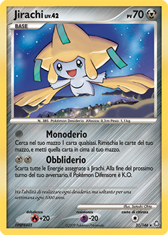 Jirachi 031/146 — Il Risveglio dei Miti (Italian Pokémon TCG card)