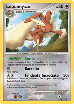 Lopunny 033/146 — Il Risveglio dei Miti (Italian Pokémon TCG card)