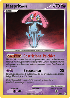 Mesprit 034/146 — Il Risveglio dei Miti (Italian Pokémon TCG card)