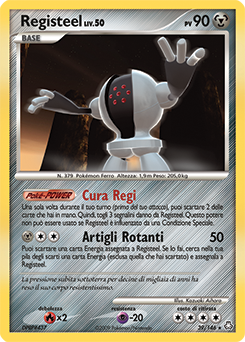 Registeel 039/146 — Il Risveglio dei Miti (Italian Pokémon TCG card)