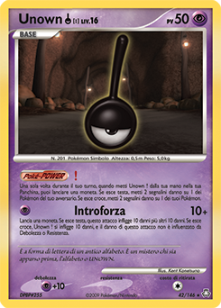 Unown ! 042/146 — Il Risveglio dei Miti (Italian Pokémon TCG card)