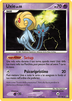 Uxie 043/146 — Il Risveglio dei Miti (Italian Pokémon TCG card)