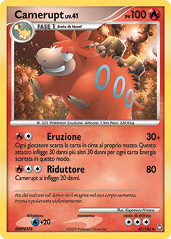 Camerupt 047/146 — Il Risveglio dei Miti (Italian Pokémon TCG card)