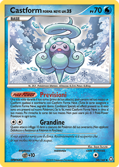 Castform Snow-Cloud Form 050/146 — Il Risveglio dei Miti (Italian Pokémon TCG card)