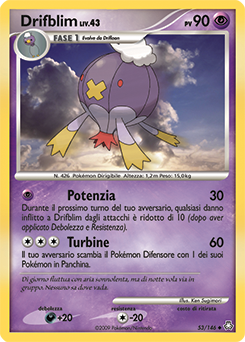 Drifblim 053/146 — Il Risveglio dei Miti (Italian Pokémon TCG card)